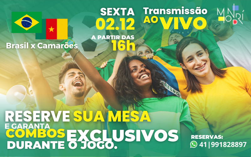 Transmissão ao Vivo Brasil x Camarões